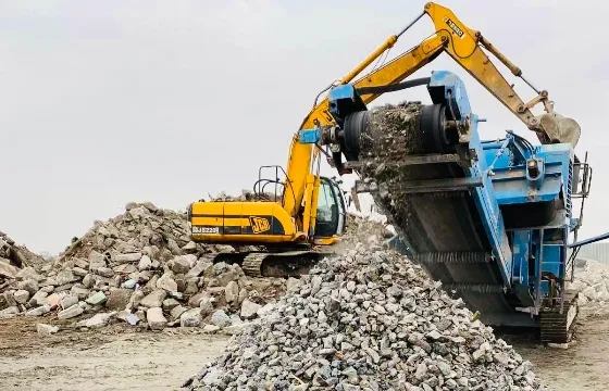 Рециклінг - Дроблення бетону